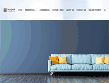 Tablet Screenshot of hajjarmanagement.com